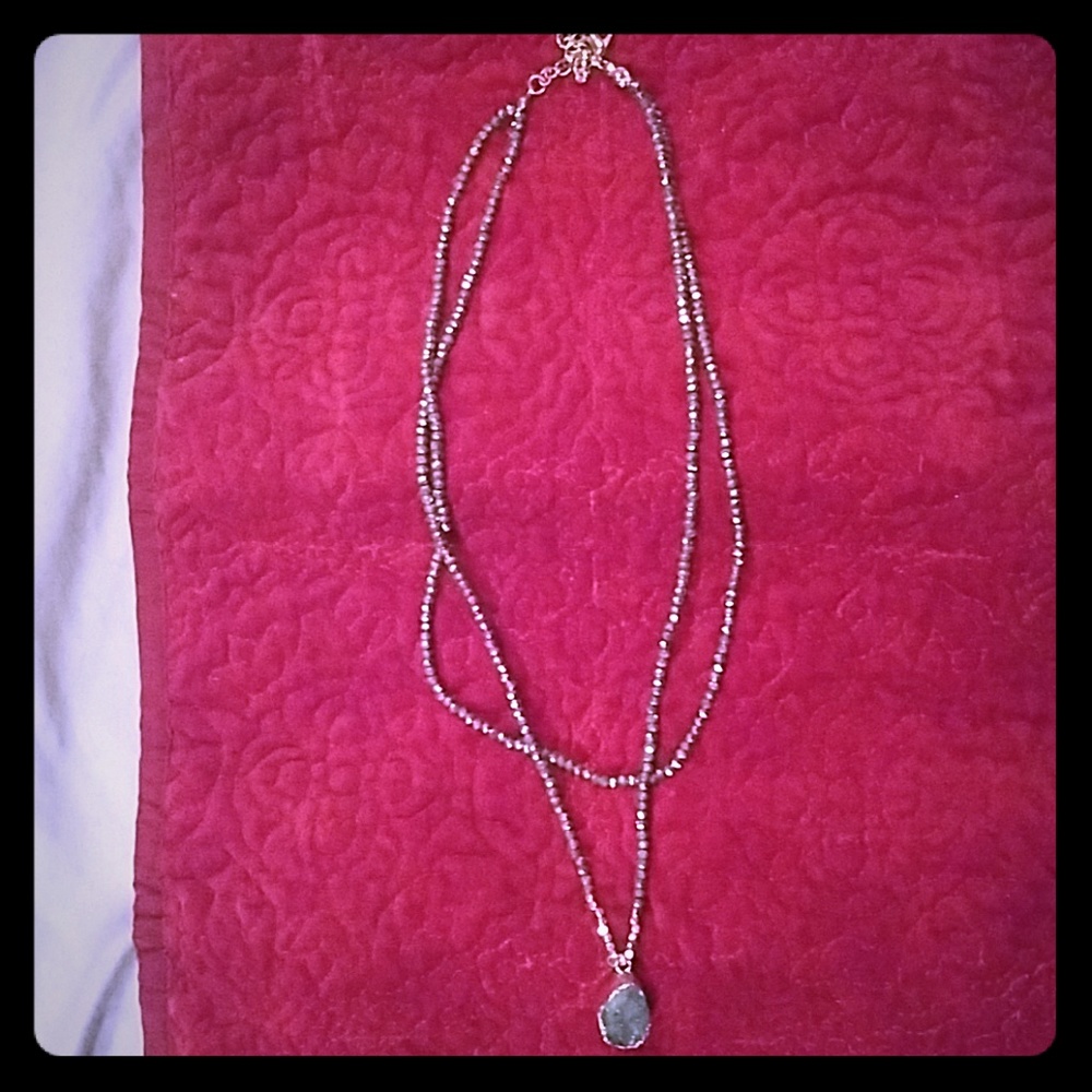 Druzy necklace